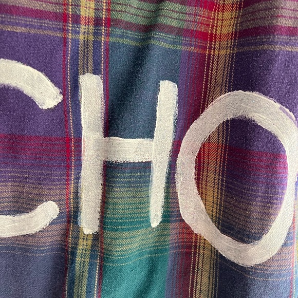 Plaid Women's Top - Multicolor Cute But Psycho - Picture 3 of 7